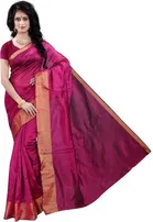 Art Silk Dyed/ Washed Saree for Women 