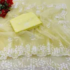 Organza Embroidered Saree for Women 