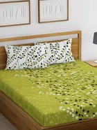 Cotton Double Bedsheet with 2 Pillow Covers 