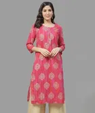 Cotton Printed Kurti for Women 