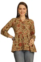 Cotton Printed Top for Women 