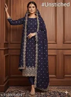 Embroidered Floral Patiala Suits for Women 