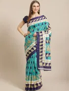 Khadi Printed Saree for Women 
