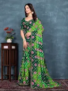 Georgette Printed Saree for Women 