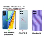 Rubber Mobile Back Cover for Infinix Smart 6 Plus 