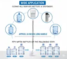 Big Bottle Cleaning Brush for 20L PVC Bottles & Water Dispensers 360° Rotating Long Handle
