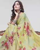 Chiffon Printed Saree for Women 