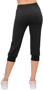 Cotton Solid Capri for Women 