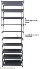 Metal 9 Layer Collapsible Multipurpose Rack 