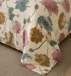 Simple Home 120TC Floral Queen Bedsheet 88x96inch Multicolor