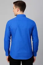 100% Cotton Full Sleeves Solid Shirt for Men 