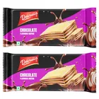 Delicrunch Chocolate Flavoured Crunchy Wafers 2X60 g (Pack of 2)