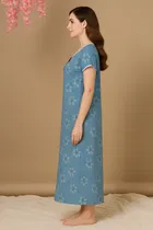 Sarina Printed Nightdress for Women 