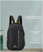 Polyester Backpack for Men & Women (Black)