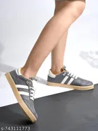 Shoetopia Girls Sneakers Grey 