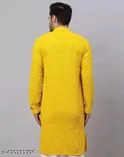 Embellished Regular Kurta for Men 