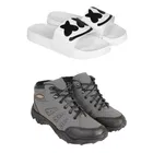 Combo of Casual Shoes with Sliders for Men 