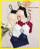 Super Net Solid Bras for Women, Assorted, Pack of 4 