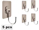 Waterproof Self Adhesive Large Wall Hooks for Home 