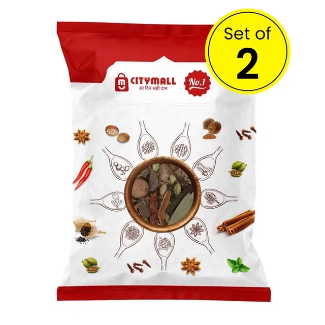 सिटीमॉल नं.1 सुपर साबुत गरम मसाला 2X100 g (सेट ऑफ 2)