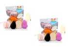 Pippal 6 Pcs Makeup Blenders Puffs (Multicolor, Set of 3)