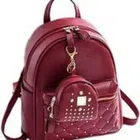 Attractive Design Backpack For Girls & Womens (Maroon) (A-8)