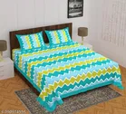 Cotton Double Bedsheet with 2 Pillow Cover 