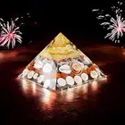 Rudraksha Gomti Chakra Energy Generator Vastu Correction Crystal Yantra , Multicolor