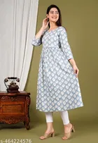 Rayon Kurti for Women, Grey 