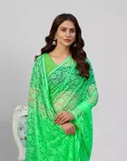 Net Floral Saree for Women 