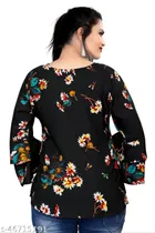 Three-Quarter Sleeves Top for Women 