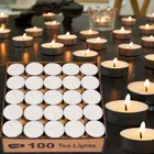 Tea-Light Candles (White, Pack of 50)