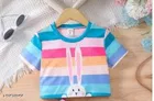 Hosiery Cotton Printed Clothing Set for Kids, Multicolor 