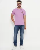 Logo Print Polo T-Shirt for Men 