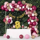 8th Happy Birthday Balloon Decoration Kit, Multicolor, Pack Of 63