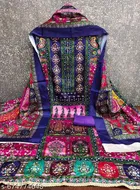 Synthetic Crepe Punjabi/All Over Suits for Women 