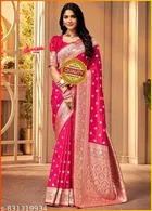 Kanjeevaram Zari Woven Saree for Women 