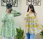 Floral Cotton Kurti for Women, Pack of 2 
