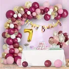49 Pcs 7th Birthday Decoration kit, Multicolour, Set of 1