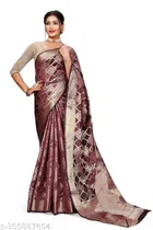 Organza Zari Woven Saree for Women 