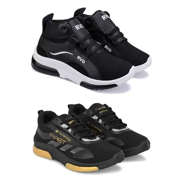 Combo of Casual Shoes for Boys (Multicolor, 7-8 Years) (Pack of 2)