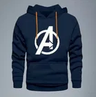 Fleece Printed Hoodie for Men 