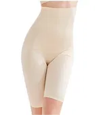 विमेंस कॉटन लाइक्रा टम्मी कण्ट्रोल 4-इन-1 ब्लेंडेड हाई वैस्ट टम्मी & थाई शेपवियर 