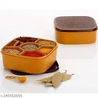 Plastic 7 Section Masala Container with Lid 