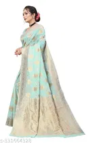 Chanderi Cotton Zari Woven Saree for Women 