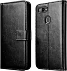 OPPO A5 Artificial Leather Mobile Flip Cover 
