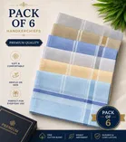 Cotton Solid Handkerchiefs for Men 