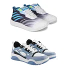 Sports Shoes for Men, Multicolor, Pack of 2 