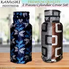 KANUSHI Industries Designer LPG Gas Cylinder Cover Set of 2Pc 