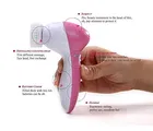 Shopper52 5-in-1 Electric Facial Cleaner & Massager – Deep Cleansing Beauty Care Brush with 2800W Hair Dryer 
